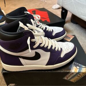 Air Jordan 1 court purple size 11